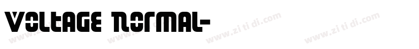 Voltage Normal字体转换